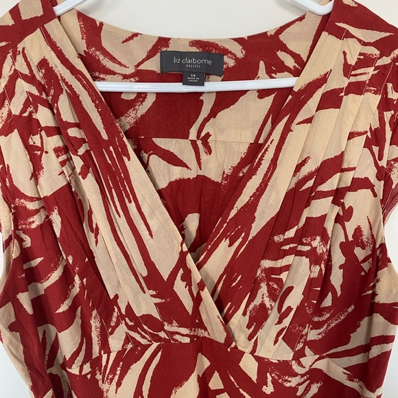 Liz Claiborne belted summer dress - Picture 2 of 5